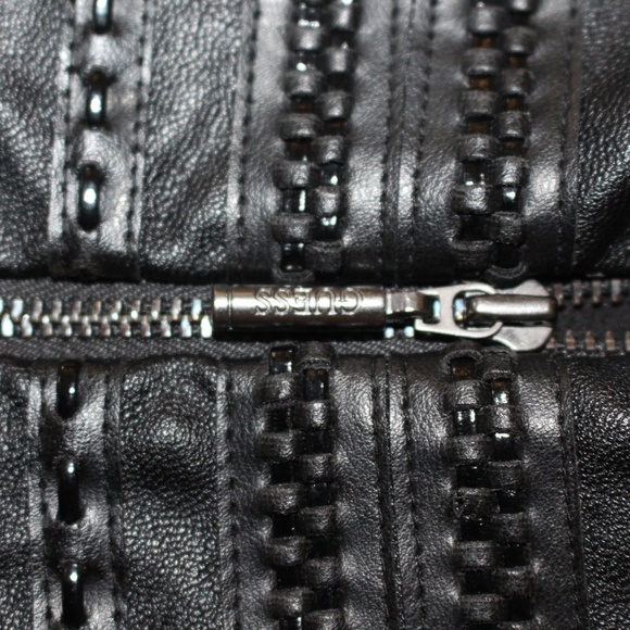 Guess, Faux leather strapless dress removable straps....... - Picture 9 of 12